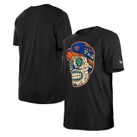Футболка New York Knicks New Era Unisex Sugar Skull - Black