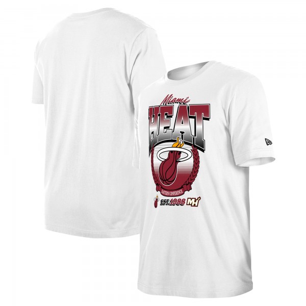 Футболка Unisex Miami Heat New Era White Summer Classics