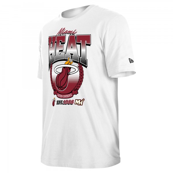 Футболка Unisex Miami Heat New Era White Summer Classics