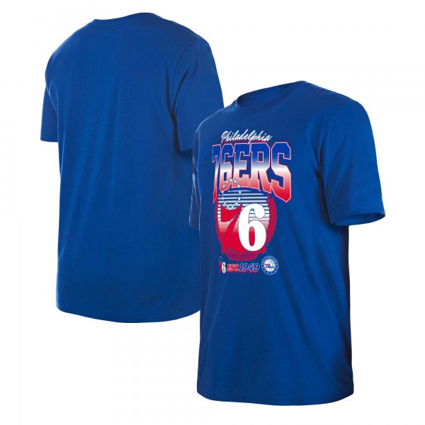 Unisex Philadelphia 76ers New Era Royal Summer Classics T-Shirt