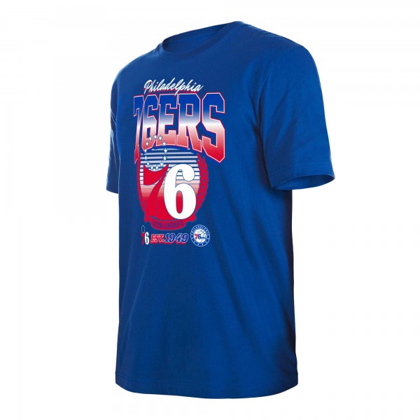 Unisex Philadelphia 76ers New Era Royal Summer Classics T-Shirt