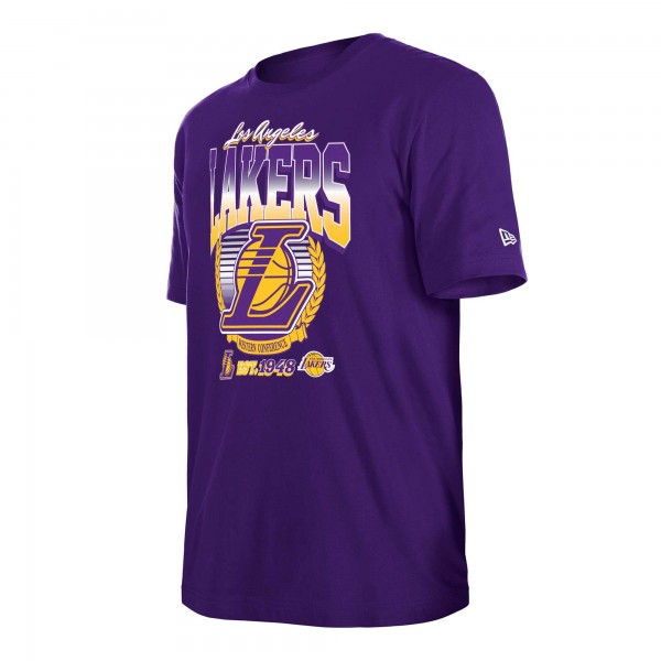 Футболка Los Angeles Lakers New Era Unisex Summer Classics - Purple