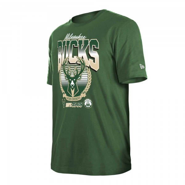 Футболка Milwaukee Bucks New Era Unisex Summer Classics - Hunter Green