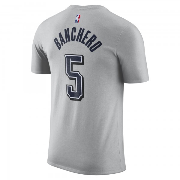 Футболка Paolo Banchero Orlando Magic Nike 2024/25 City Edition Name & Number - Silver