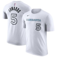 Футболка Anthony Edwards Minnesota Timberwolves Nike 2024/25 City Edition Name & Number - White