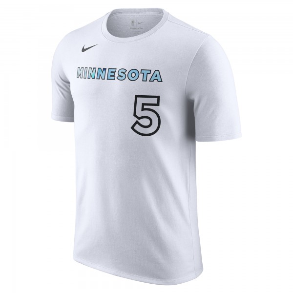 Футболка Anthony Edwards Minnesota Timberwolves Nike 2024/25 City Edition Name & Number - White