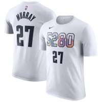 Футболка Jamal Murray Denver Nuggets Nike 2024/25 City Edition Name & Number - White