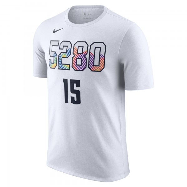 Футболка Nikola Jokic Denver Nuggets Nike 2024/25 City Edition Name & Number - White