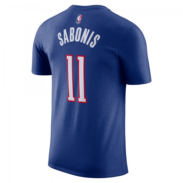 Футболка Domantas Sabonis Sacramento Kings Nike 2024/25 City Edition Name & Number - Blue