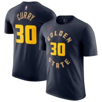 Футболка Stephen Curry Golden State Warriors Nike 2024/25 City Edition Name & Number - Navy