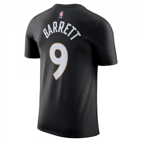 Футболка RJ Barrett Toronto Raptors Nike 2024/25 City Edition Name & Number - Black