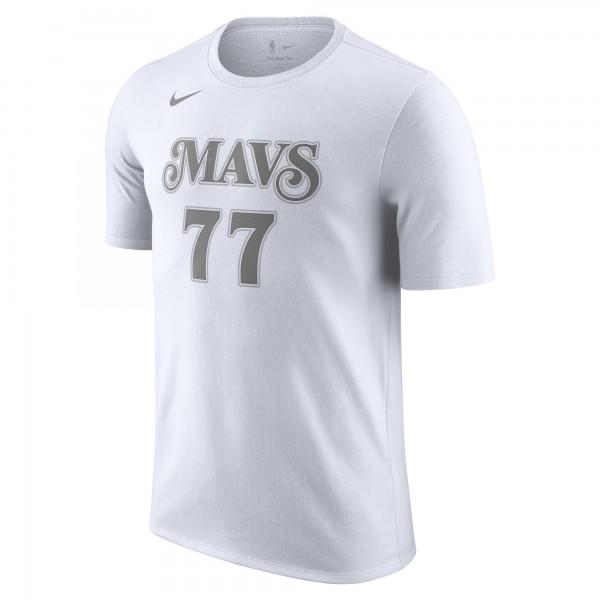 Футболка Luka Dončić Dallas Mavericks Nike 2024/25 City Edition Name & Number - White