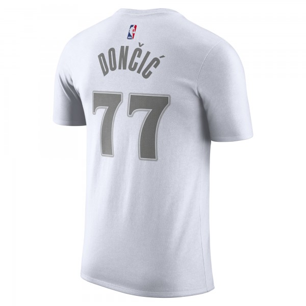 Футболка Luka Dončić Dallas Mavericks Nike 2024/25 City Edition Name & Number - White