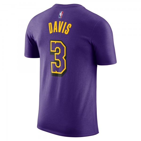 Футболка Anthony Davis Los Angeles Lakers Nike 2024/25 City Edition Name & Number - Purple