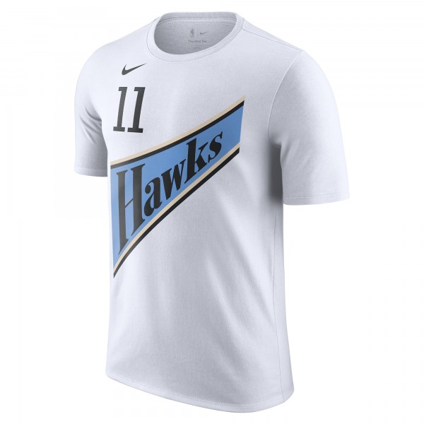 Футболка Trae Young Atlanta Hawks Nike 2024/25 City Edition Name & Number - White