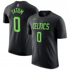 Футболка Jayson Tatum Boston Celtics Nike 2024/25 City Edition Name & Number - Black