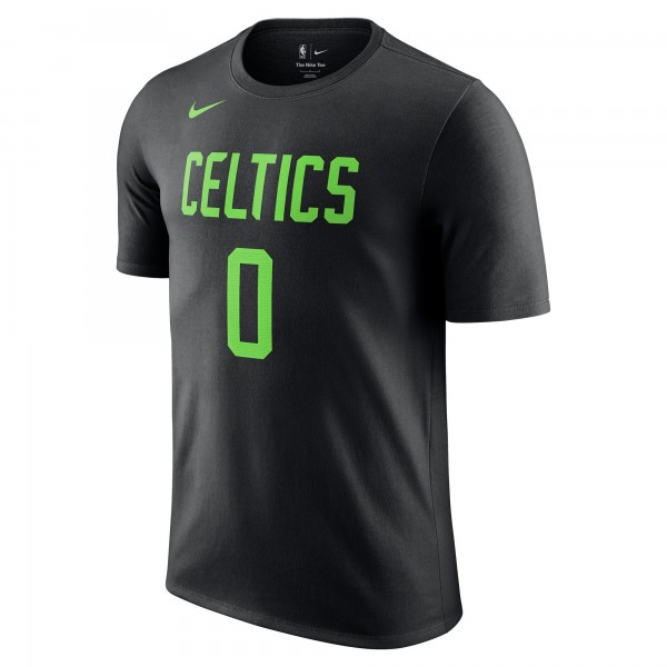 Футболка Jayson Tatum Boston Celtics Nike 2024/25 City Edition Name & Number - Black