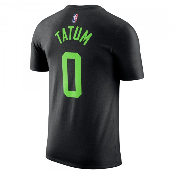 Футболка Jayson Tatum Boston Celtics Nike 2024/25 City Edition Name & Number - Black
