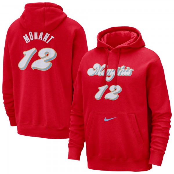 Толстовка Ja Morant Memphis Grizzlies Nike 2024/25 City Edition Name & Number - Red