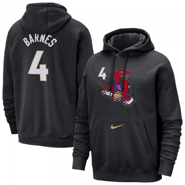 Толстовка Scottie Barnes Toronto Raptors Nike 2024/25 City Edition Name & Number - Black