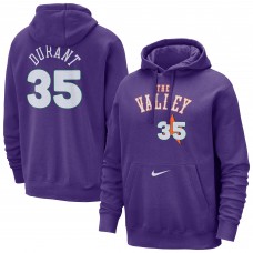 Толстовка Kevin Durant Phoenix Suns Nike 2024/25 City Edition Name & Number - Purple