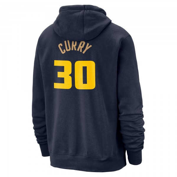 Толстовка Golden State Warriors Stephen Curry Nike Navy 2024/25 City Edition Name & Number