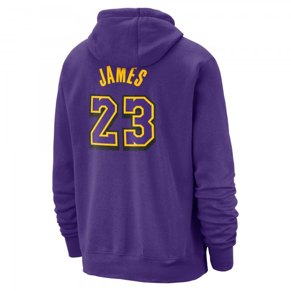 Толстовка LeBron James Los Angeles Lakers Nike 2024/25 City Edition Name & Number - Purple