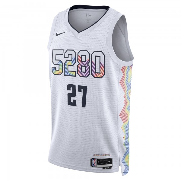 Игровая джерси Jamal Murray Denver Nuggets Nike Unisex 2024/25 Swingman Player - City Edition - White