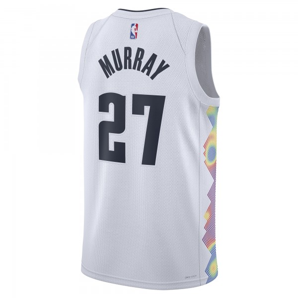 Игровая джерси Jamal Murray Denver Nuggets Nike Unisex 2024/25 Swingman Player - City Edition - White