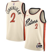 Игровая джерси Cade Cunningham Detroit Pistons Nike Unisex 2024/25 Swingman Player - City Edition - White