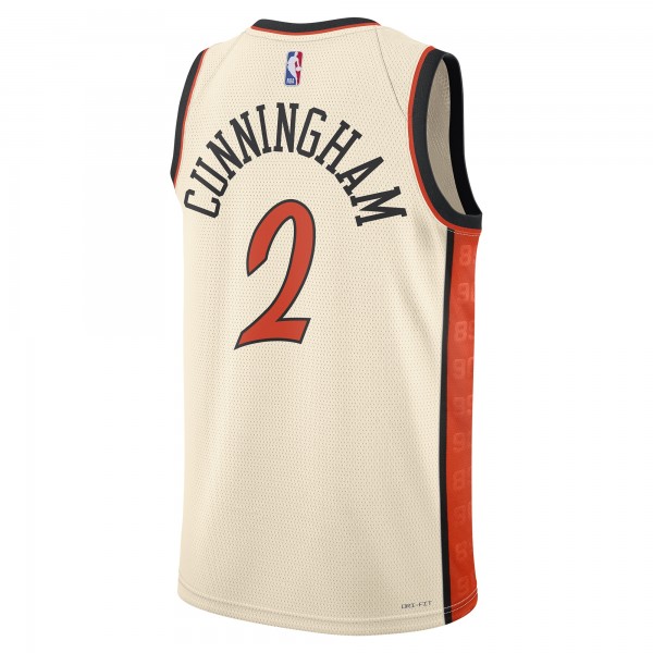 Игровая джерси Cade Cunningham Detroit Pistons Nike Unisex 2024/25 Swingman Player - City Edition - White