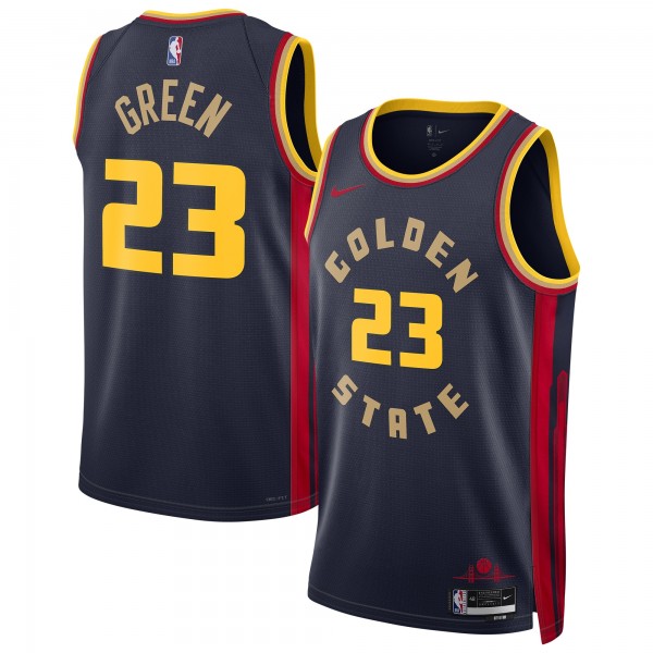 Игровая джерси Draymond Green Golden State Warriors Nike Unisex 2024/25 Swingman Player - City Edition - Navy