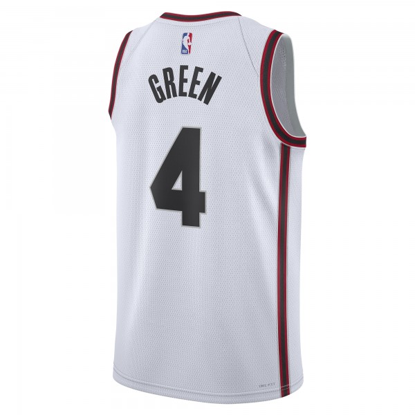 Игровая джерси Jalen Green Houston Rockets Nike Unisex 2024/25 Swingman Player - City Edition - White