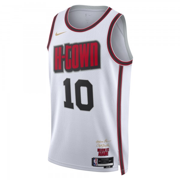 Игровая джерси Jabari Smith Jr. Houston Rockets Nike Unisex 2024/25 Swingman Player - City Edition - White