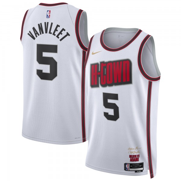 Игровая джерси Fred VanVleet Houston Rockets Nike Unisex 2024/25 Swingman Player - City Edition - White