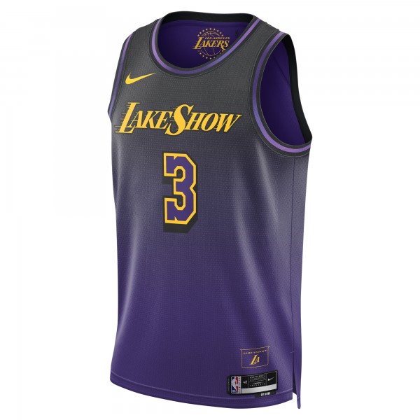Игровая джерси Anthony Davis Los Angeles Lakers Nike Unisex 2024/25 Swingman Player - City Edition - Purple