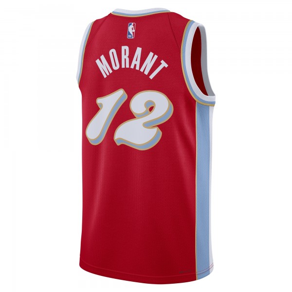 Игровая джерси Ja Morant Memphis Grizzlies Nike Unisex 2024/25 Swingman Player - City Edition - Red