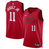 Игровая джерси Jaime Jaquez Jr. Miami Heat Nike Unisex 2024/25 Swingman Player - City Edition - Red