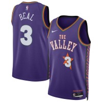 Игровая джерси Bradley Beal Phoenix Suns Nike Unisex 2024/25 Swingman Player - City Edition - Purple