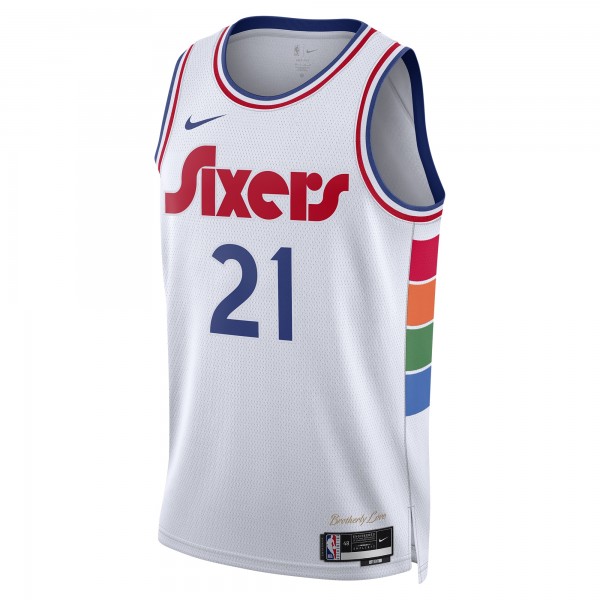 Игровая джерси Joel Embiid Philadelphia 76ers Nike Unisex 2024/25 Swingman Player - City Edition - White