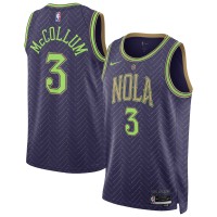 Игровая джерси CJ McCollum New Orleans Pelicans Nike Unisex 2024/25 Swingman Player - City Edition - Purple