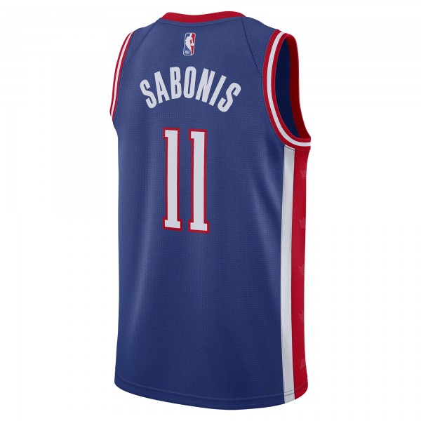 Игровая джерси Domantas Sabonis Sacramento Kings Nike Unisex 2024/25 Swingman Player - City Edition - Blue