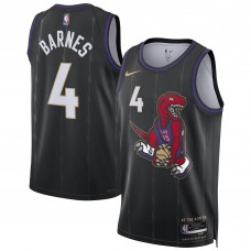 Игровая джерси Scottie Barnes Toronto Raptors Nike Unisex 2024/25 Swingman Player - City Edition - Black