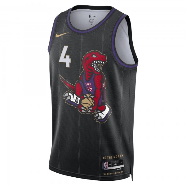 Игровая джерси Scottie Barnes Toronto Raptors Nike Unisex 2024/25 Swingman Player - City Edition - Black
