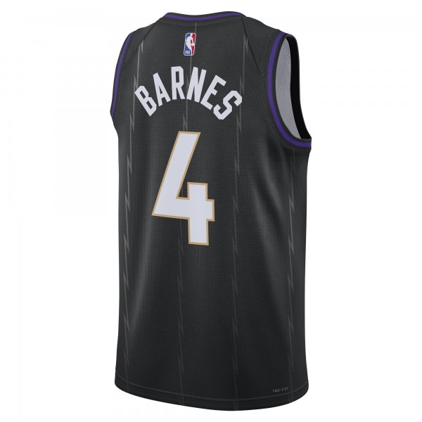 Игровая джерси Scottie Barnes Toronto Raptors Nike Unisex 2024/25 Swingman Player - City Edition - Black