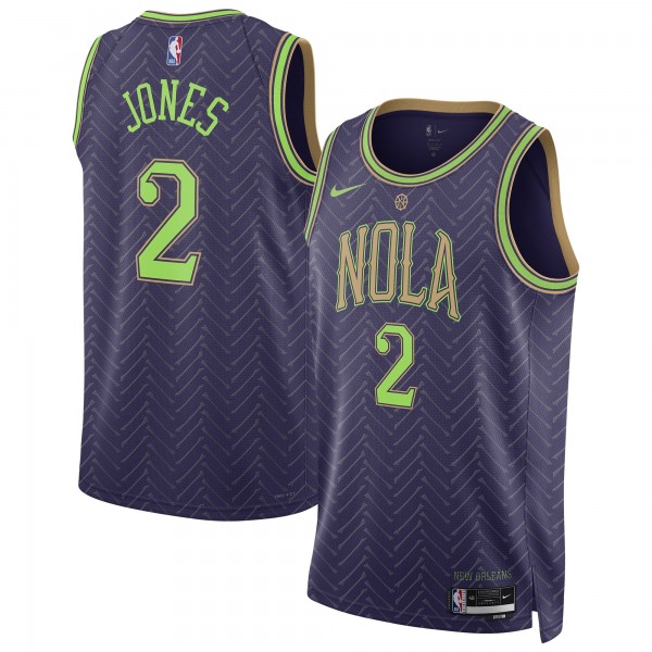 Игровая джерси Herbert Jones New Orleans Pelicans Nike Unisex 2024/25 Swingman Player - City Edition - Purple