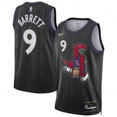 Игровая джерси RJ Barrett Toronto Raptors Nike Unisex 2024/25 Swingman Player - City Edition - Black