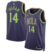 Игровая джерси Brandon Ingram New Orleans Pelicans Nike Unisex 2024/25 Swingman Player - City Edition - Purple
