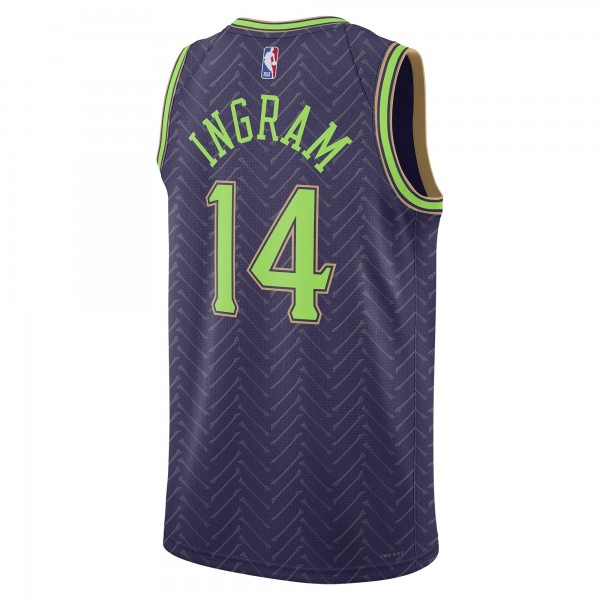 Игровая джерси Brandon Ingram New Orleans Pelicans Nike Unisex 2024/25 Swingman Player - City Edition - Purple