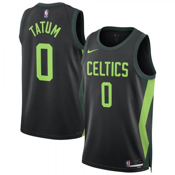 Игровая джерси Jayson Tatum Boston Celtics Nike Unisex 2024/25 Swingman Player - City Edition - Black